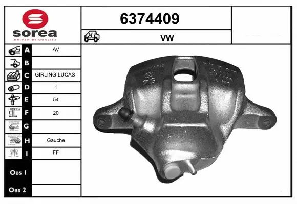 Brake Caliper (6374409)