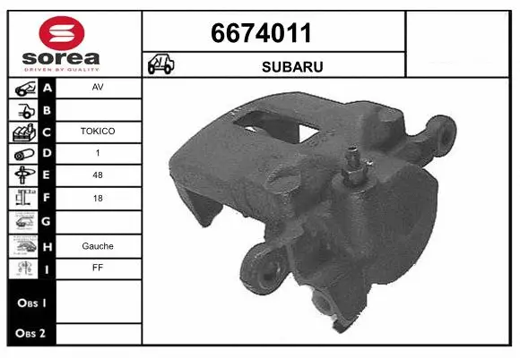 Brake Caliper (6674011)