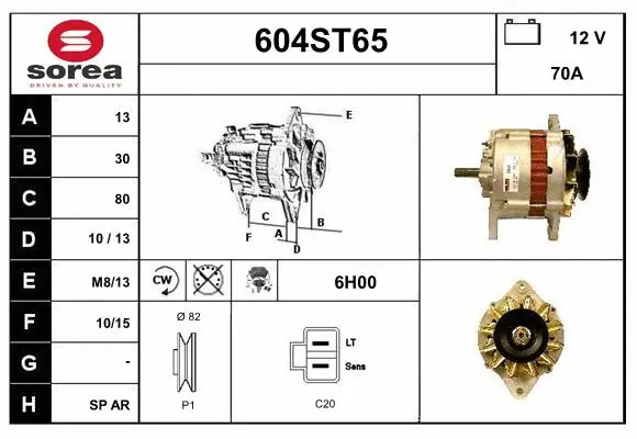 Alternator (604ST65)
