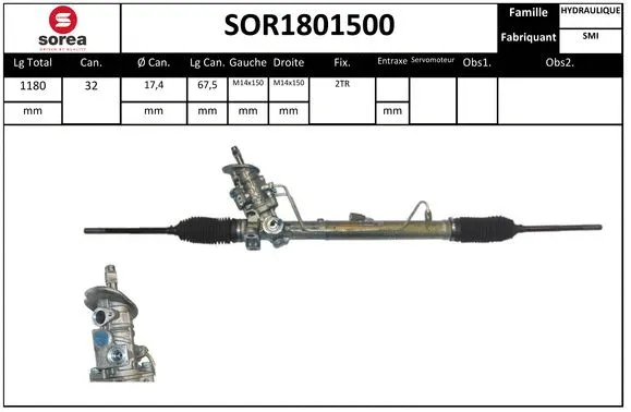 Steering Gear (SOR1801500)
