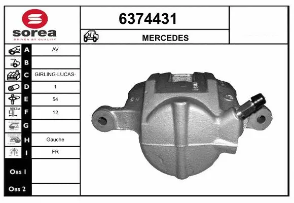 Brake Caliper (6374431)