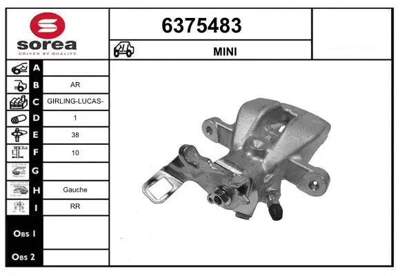Brake Caliper (6375483)