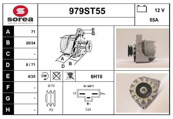Alternator (979ST55)