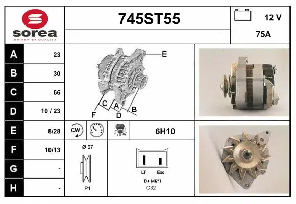 Alternator (745ST55)