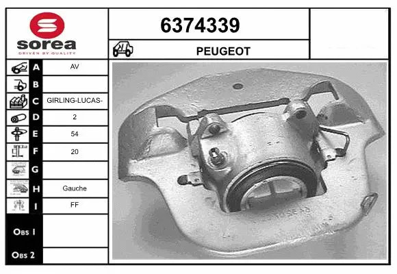 Brake Caliper (6374339)