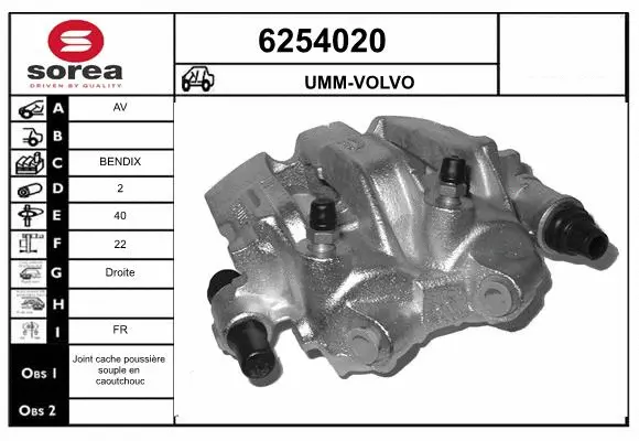 Brake Caliper (6254020)