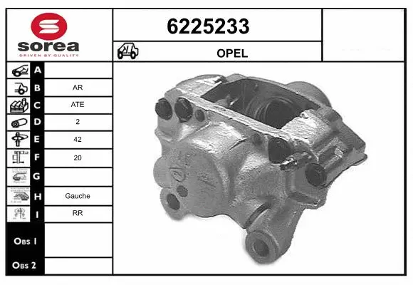 Brake Caliper (6225233)