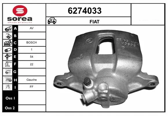 Brake Caliper (6274033)