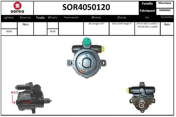 Hydraulic Pump, steering (SOR4050120)