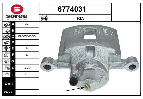 Brake Caliper (6774031)