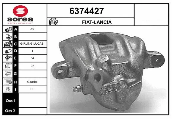 Brake Caliper (6374427)