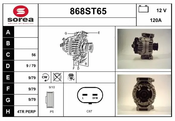 Alternator (868ST65)