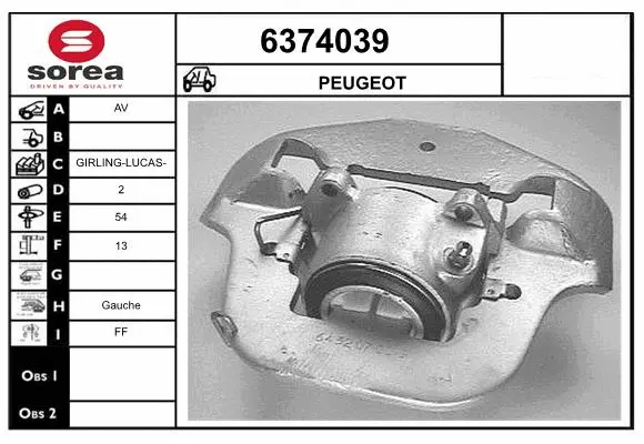 Brake Caliper (6374039)