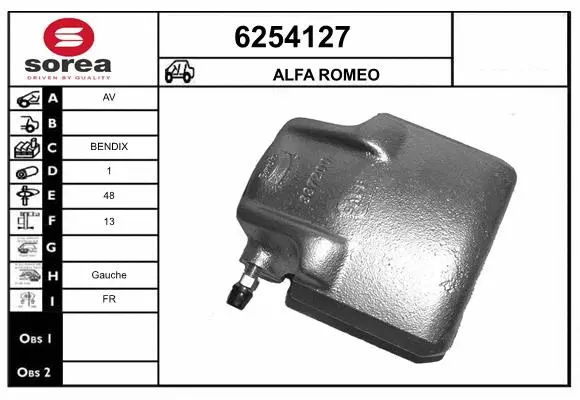 Brake Caliper (6254127)