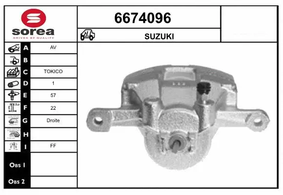 Brake Caliper (6674096)