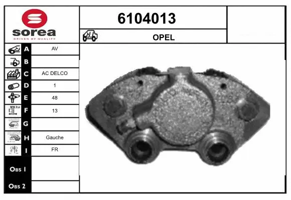 Brake Caliper (6104013)