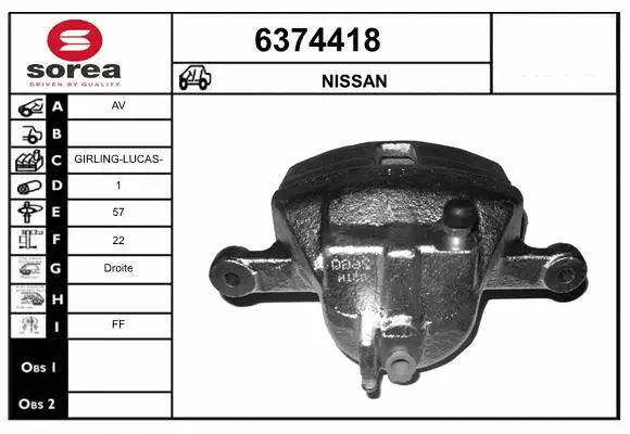 Brake Caliper (6374418)