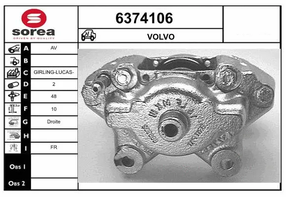 Brake Caliper (6374106)