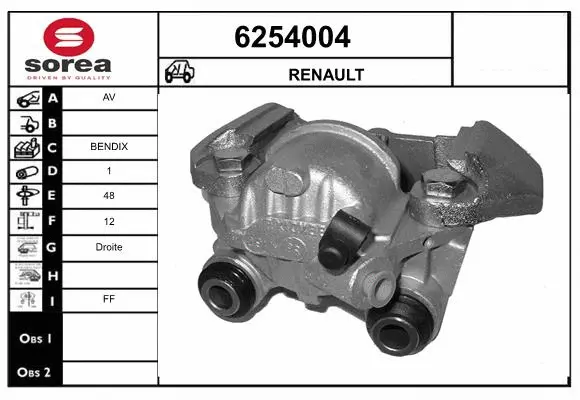 Brake Caliper (6254004)