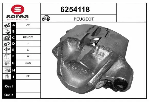 Brake Caliper (6254118)