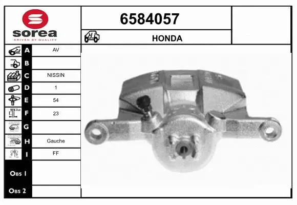 Brake Caliper (6584057)