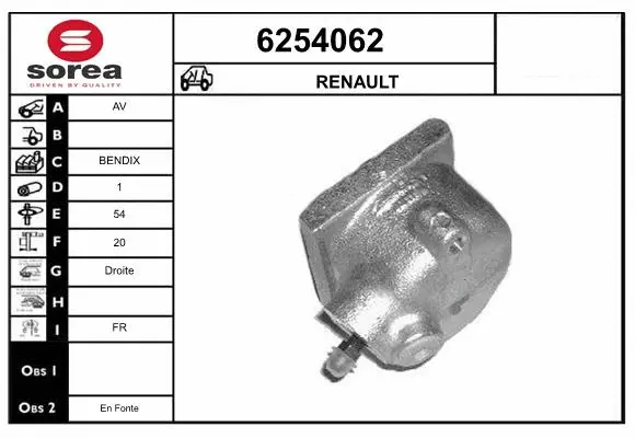 Brake Caliper (6254062)