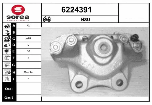 Brake Caliper (6224391)