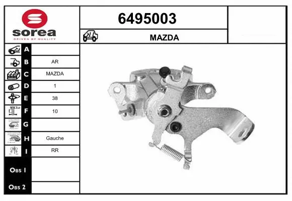 Brake Caliper (6495003)