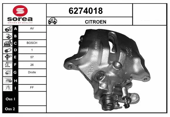 Brake Caliper (6274018)