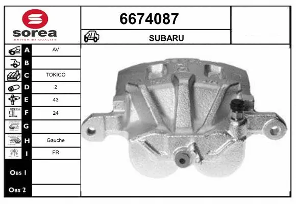 Brake Caliper (6674087)