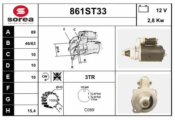 Starter (861ST33)