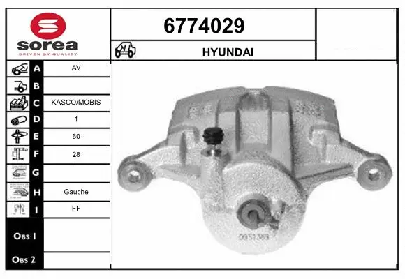 Brake Caliper (6774029)