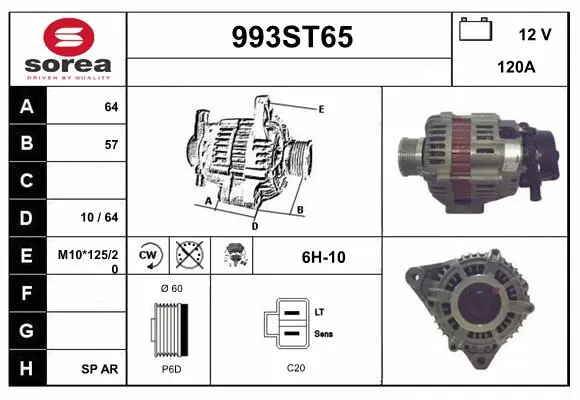 Alternator (993ST65)