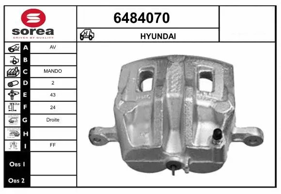 Brake Caliper (6484070)