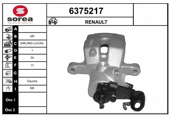 Brake Caliper (6375217)