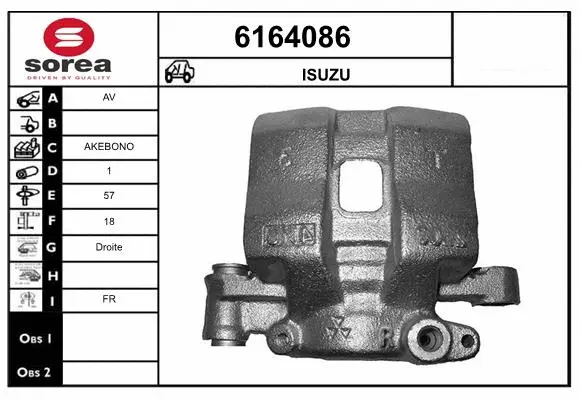 Brake Caliper (6164086)