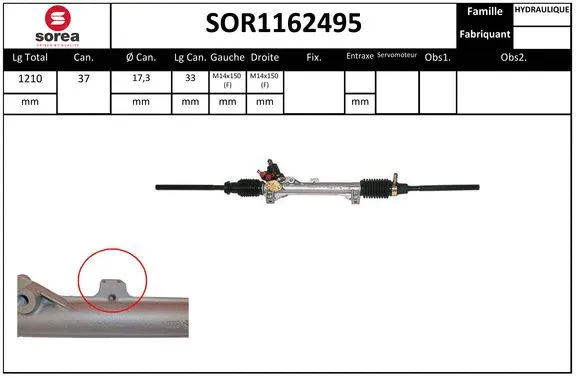 Steering Gear (SOR1162495)