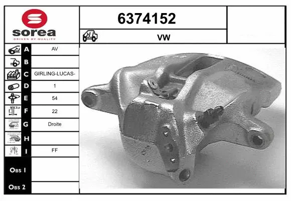 Brake Caliper (6374152)