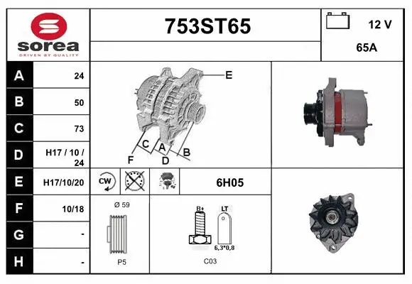 Alternator (753ST65)