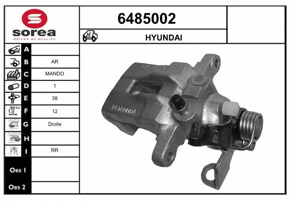 Brake Caliper (6485002)
