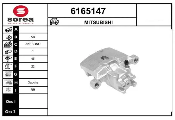 Brake Caliper (6165147)