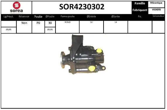 Hydraulic Pump, steering (SOR4230302)
