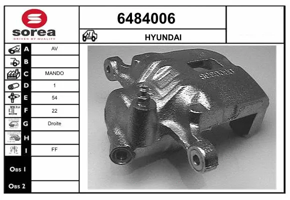 Brake Caliper (6484006)