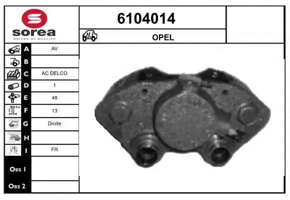 Brake Caliper (6104014)