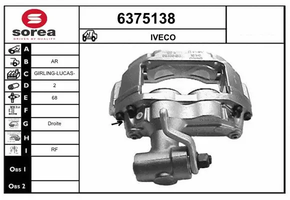 Brake Caliper (6375138)