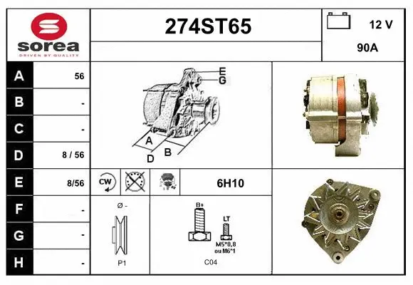 Alternator (274ST65)