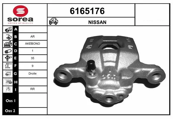 Brake Caliper (6165176)