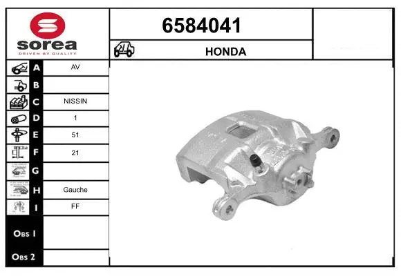 Brake Caliper (6584041)