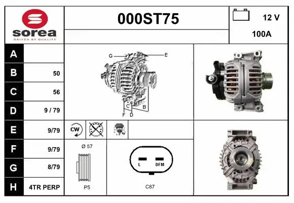 Alternator (000ST75)