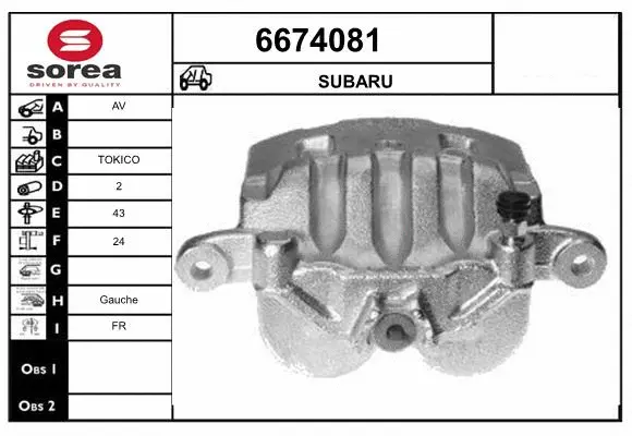 Brake Caliper (6674081)
